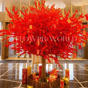 Nouveaux produits grand arbre de fleurs 3.3m de haut et 6m de large arbre de fleurs de <span class=keywords><strong>cerisier</strong></span> artificiel <span class=keywords><strong>japonais</strong></span> complet pour la décoration intérieure - Product Image 2