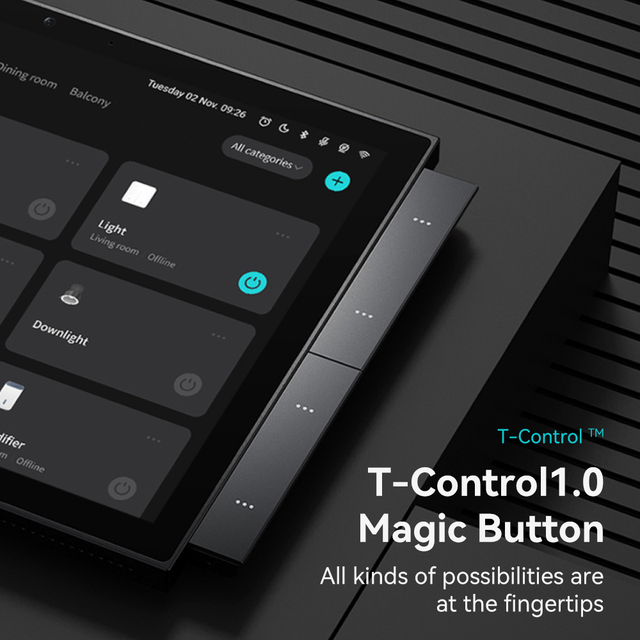 LEDEAST TPA10 10 Inch Tuya Smart Home WiFi Zigbee BLE Gateway Scene Control Panel With Camera Butler Voice