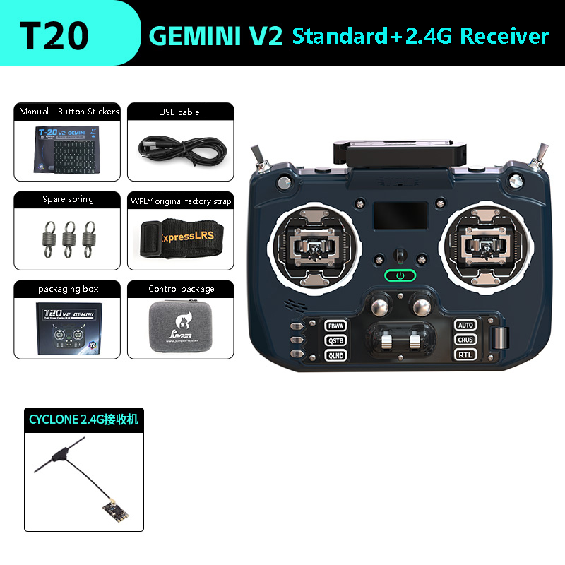 T20 Gemini V2 + récepteur