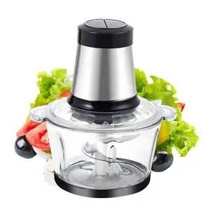 Blender sayuran 1l mesin makanan pencincang, mixer listrik dapur kecil, penggiling daging/