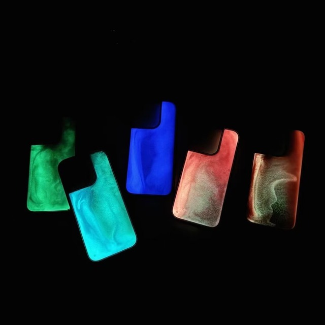 Hot Selling Customized Color Liquid Quicksand Luminous Glow in Dark TPU+PC Shockproof Phone Case for apple iphone 17air Pro Max