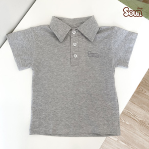 Camiseta Polo Infantil OEM de Algodón de Manga Corta para Niños y Niñas, Ropa Duradera y Suave para Actividades al Aire Libre - Product Image 4
