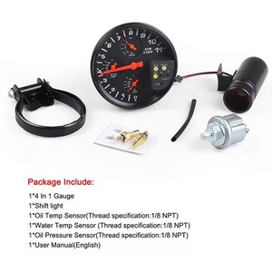 <span class=keywords><strong>Compteur</strong></span> de vitesse + REV 4 In1 <span class=keywords><strong>Compteur</strong></span> de vitesse <span class=keywords><strong>GPS</strong></span> 200km Tachymètre 8000RPM Odomètre Réglable 127mm - Product Image 5