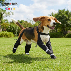Köpekler ve Kediler için Pati Korumalı ve Uzun Bacak Kapsamlı Sıcak Satış Su Geçirmez Polyester Askılı Botlar - Product Image 1