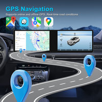 21.6 pouces double écran tactile universel Android 13 pour voiture lecteur DVD avec DSP GPS Navigation et stéréo Auto sans fil multimédia