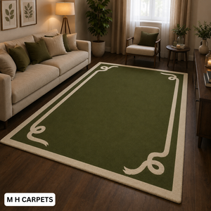 Tapis en laine fait main, écologique, sur mesure, tissé à la main, moderne, pour hôtel, salon, décoration de maison de luxe - Product Image 6
