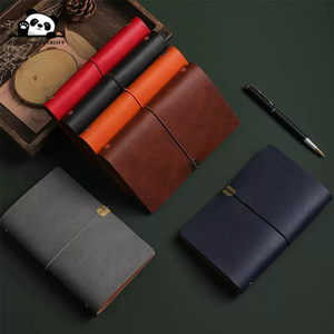 Cuaderno de Cuero Encuadernado Vintage A4/A5 con Logotipo Personalizado, Impresión Offset, <span class=keywords><strong>Diario</strong></span> con Cubierta de Cuero Suave - Product Image 1