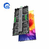 Système de mur vidéo LED P2.6 3.91mm IP65 pour animation, écran incurvé intérieur pour location, exposition, scène