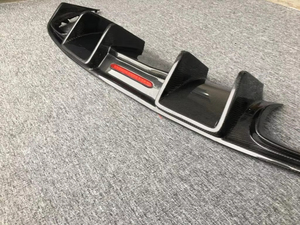 Chất Lượng Cao Sợi Carbon Phía Sau Bumper Lip Spoiler Phía Sau Khuếch Tán Bảo Vệ Cho Audi A4 S4 B8.5 2012-2016 - Product Image 3