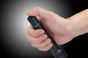 495LM High Lumens Aluminum <b>Flashlight</b> IPX7 Waterproof 2 Mode <b>LED</b> Handheld Light 2AA Battery Operated with Strap - Product Image 3