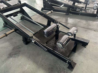 Machine à Squat et à Lunge à Charge de Plaques, Extension de Jambes Unilatérale Réglable, Multifonction pour le Bas du Corps, Usage Commercial en Salle de Sport