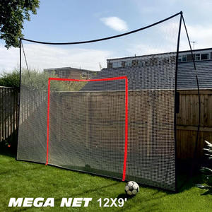 Filet <span class=keywords><strong>de</strong></span> sécurité portable 12x9ft Installation gratuite Barrière <span class=keywords><strong>de</strong></span> filet autoportante Rebondisseur <span class=keywords><strong>de</strong></span> football 2-<span class=keywords><strong>en</strong></span>-1 pour l'entraînement - Product Image 2
