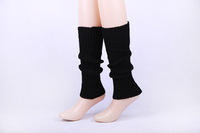 Chaussettes en tricot à rayures fluorescentes en acrylique, couleur unie, chaussettes décontractées pour adultes, couleur bonbon, empilées, fête, automne, hiver
