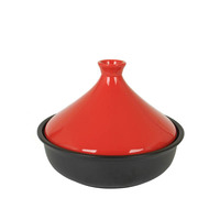 Tajine en terre cuite pour usage domestique, avec couvercle en forme de tour