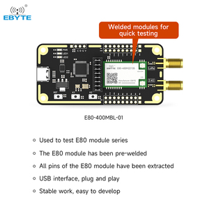 Módulo de Desarrollo Inalámbrico LoRa de Banda S Satelital de 2.4GHz con Chip LR1121 USB E80-400MBL-01, Antena SMA-K para IoT - Product Image 4