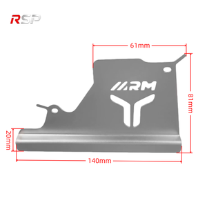 Protection de <span class=keywords><strong>radiateur</strong></span> de moto en alliage d'aluminium CNC, plaque de protection décorative universelle pour scooter et moto de rue - Product Image 2