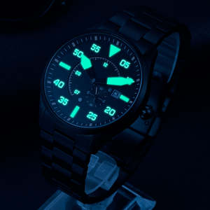 Factory Customized Miyota <b>Automatic</b> Mechanical Analog <b>Wristwatch</b> Stainless Steel Case Sapphire Crystal Luminous Waterproof Men - Product Image 5