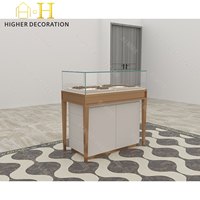 Vitrine de présentation de bijoux en or de luxe, design personnalisé, vitrine de présentation de bijoux en verre verrouillable