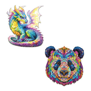 <span class=keywords><strong>Puzzle</strong></span> d'animaux, <span class=keywords><strong>puzzle</strong></span> en bois avec cadre photo, jouet éducatif DIY, puzzles en bois sur le thème du <span class=keywords><strong>loup</strong></span> pour enfants et jeux <span class=keywords><strong>de</strong></span> <span class=keywords><strong>puzzle</strong></span> pour adultes - Product Image 6