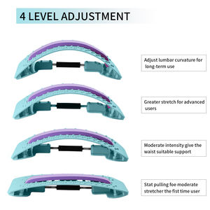 Tablero de soporte Lumbar ajustable, masajeador de cintura de colores personalizados, camilla de espalda para corrección de postura de alivio del dolor superior e inferior - Product Image 4