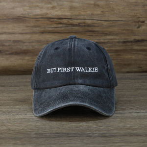 Mũ lưỡi trai cổ điển Blank Classic, chất liệu trơn, đã qua xử lý giặt mềm, thêu logo 3D tùy chỉnh, kiểu dáng cổ điển, gấp gọn được, thể thao, retro, mũ bóng chày, mũ tập gym dành cho nam - Product Image 3