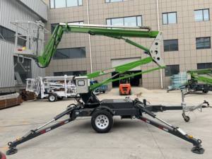 CATHAYLIFT Anhängbare Spinnen-Arbeitsbühne, 360°-Drehung, 14 m Hydraulische Gelenkteleskopbühne, Elektrischer Hubtisch - Product Image 5