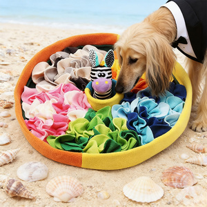 Almohadilla Olfativa Personalizada Ecológica Reutilizable para Perros, Accesorios Suaves para <span class=keywords><strong>Mascotas</strong></span>, Alivio del Aburrimiento, Regalo Festivo, Estilo Fiesta en la <span class=keywords><strong>Playa</strong></span> Hawaiana - Product Image 1