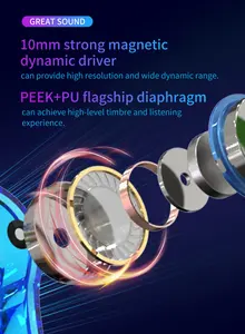 KBEAR-<span class=keywords><strong>Casque</strong></span> d'écoute intra-auriculaire Storm Dynamic Driver, <span class=keywords><strong>casque</strong></span> de musique de sport jazz, <span class=keywords><strong>casque</strong></span> HiFi, 2 broches, écouteurs filaires <span class=keywords><strong>pour</strong></span> musiciens et chanteurs - Product Image 2