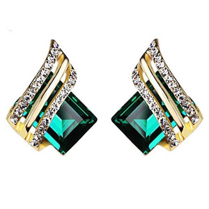 Orecchini Pendenti a Forma di Ala per Donne, Design Geometrico Quadrato, Eleganti Accessori per Orecchie che Valorizzano il Viso, Regalo Quotidiano - Product Image 1