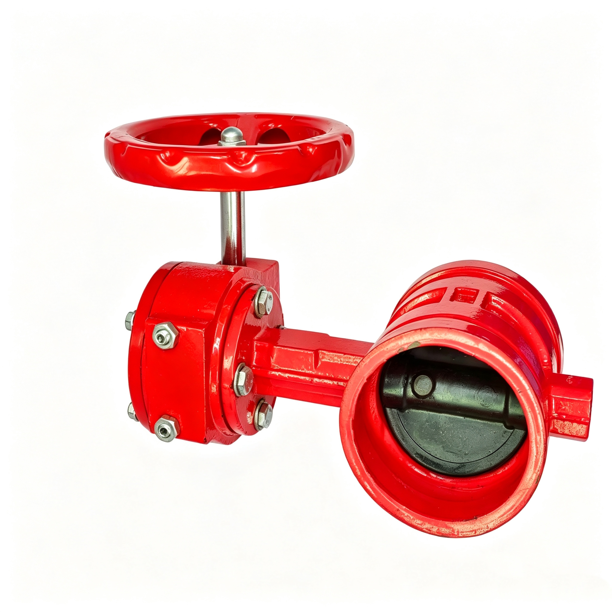 Signal Grooved Wafer Butterfly Valve (DN80-PN16)