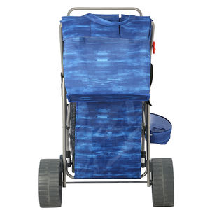 आउटडोर टिकाऊ पोर्टेबल तह शिविर समुद्र तट मछली पकड़ने वाली गाड़ी ट्रॉली डीलक्स टोटे भंडारण परिवहन वाहन - Product Image 3