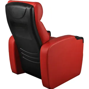 Silla de cine moderna de cuero personalizada, sofá, asiento de cine para uso comercial