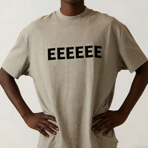 T-<span class=keywords><strong>shirt</strong></span> ESS respirant à manches courtes pour homme et <span class=keywords><strong>femme</strong></span>, col rond décontracté, avec rivets décoratifs, anti-rétrécissement, motif God - Product Image 5