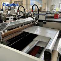 HP-RD Hanplas Servo Moteur PLC Contrôle PE PP Entrelacé Dessiner Bande Roulant En Plastique Table Couverture Sac À Ordures Faisant La Machine