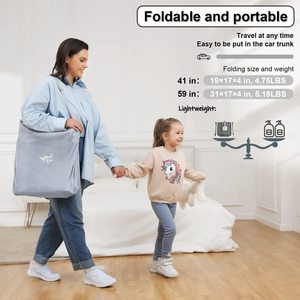 Hàng Rào Cũi Trẻ Em Mới Gấp Gọn Tiện Dụng Chất Lượng Cao Hàng Rào Giường Cũi An Toàn Cho Trẻ Em Bảo Vệ Trẻ Em Cho Trẻ Mới Biết Đi - Product Image 6