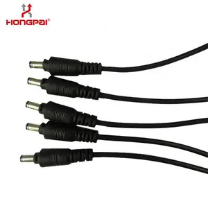 DC 5525 Black Circular Connector Cable Rear Female Male Male Plug Dimensions Wiring Power Cord