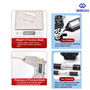 Connecteurs de câbles électriques isolés ABC à faible tension JJC-6, pince à perforation/perforation d'isolation de fil, accessoires électriques - Product Image 6