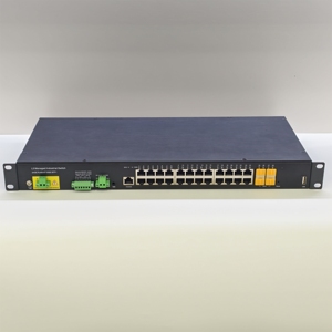 High Performance Gigabit Ethernet 24GE RJ45 4*10GE SFP+ Smart <b>Switch</b> L3 Managed Industrial <b>Switch</b> - Product Image 6