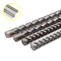 Foret à béton Huhao SDS Plus Max à cinq rainures, 500-1000 mm, pour marteau électrique, forets à maçonnerie pour béton