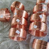 Fil de cuivre d'approvisionnement d'usine 14 16 18 20 22 verni 99.99% surface brillante 1/2 fil de cuivre pur dur 0.5mm-2.6mm fil de cuivre