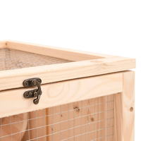 Maison de jeu pour petits animaux Cage à gerbilles Cage à hamster Cage à hamster en bois massif Cage à hamster en bois de sapin