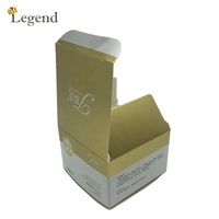 Boîte d'emballage en papier personnalisée avec logo en feuille d'or pour les cosmétiques, les parfums, les soins de la peau, le maquillage et les produits de beauté