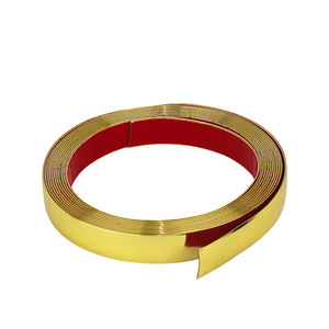 Bande décorative autocollante dorée 0,4-3 mm, bordure métallique pour meubles, miroirs muraux, cadres d'armoires - Product Image 5
