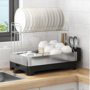 Grande capacité de stockage d'ustensiles ménagers égouttoir rangement de cuisine porte-ustensiles grossier - Product Image 3