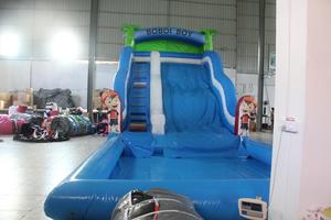 Toboggan aquatique gonflable en PVC pour enfants, idéal pour la maison et l'école, utilisation intérieure/extérieure - Offre spéciale - Product Image 2