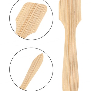 Lot de 6 brosses à mascara jetables avec manche en bambou, applicateurs de cils, outils de maquillage - Product Image 3