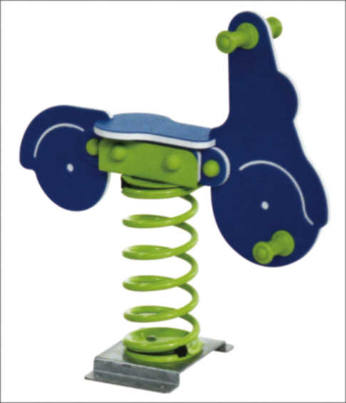 Steel Spring Rider Rocking Chair Horse Playground PE Board Toy Animal ...