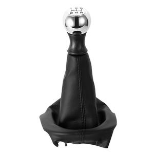 Cache-poussière en cuir pour pommeau de levier de vitesse, noir électroplaqué, pour Citroën Peugeot, accessoire intérieur intégré - Product Image 4