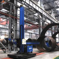 Máquina de línea de producción de soldadura de acero multifunción, arco sumergido, máquina de soldadura automática