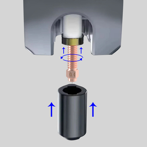 Bộ vòi phun trao đổi nhanh cho creality K2 Plus 0.2/0.4/0.8mm thép cứng mạ niken dễ dàng thay thế - Product Image 5